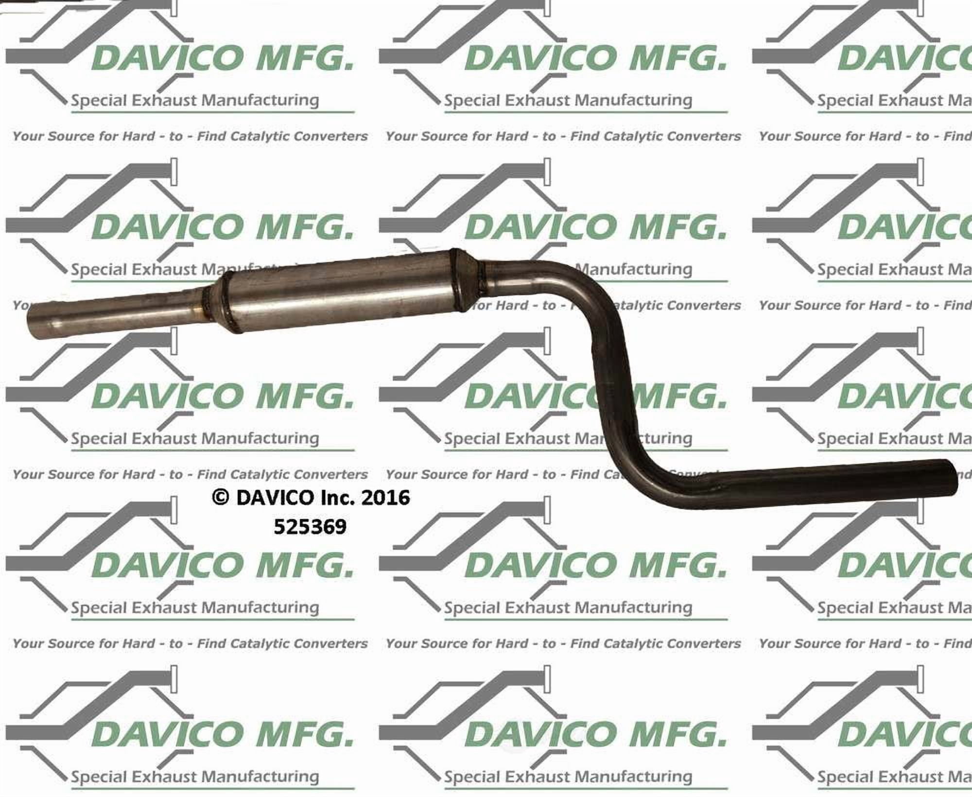 Davico Mfg 525369 Exact-Fit Exhaust Pipe