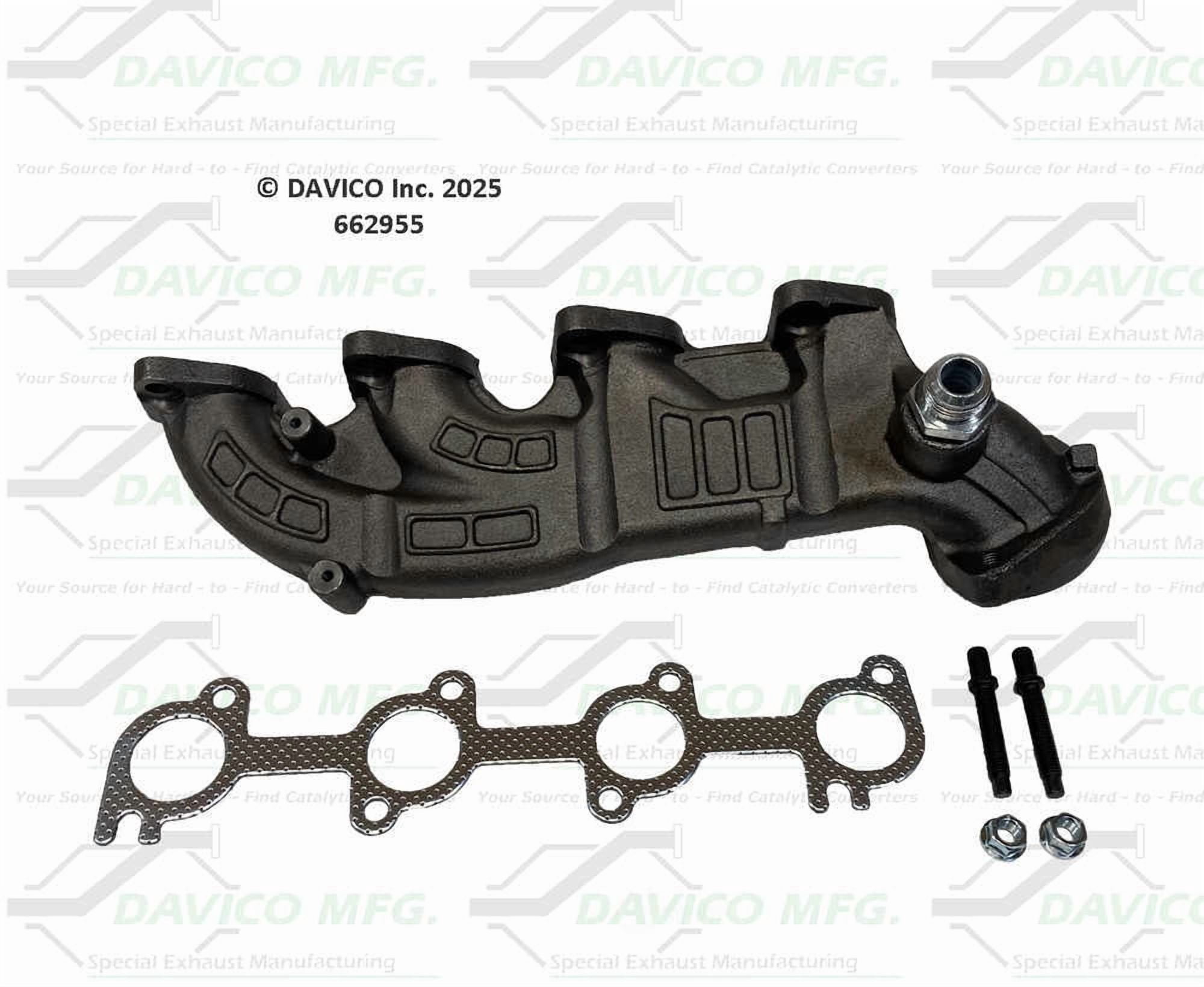 Davico Mfg 662955 Stand alone Exact-Fit exhaust manifold