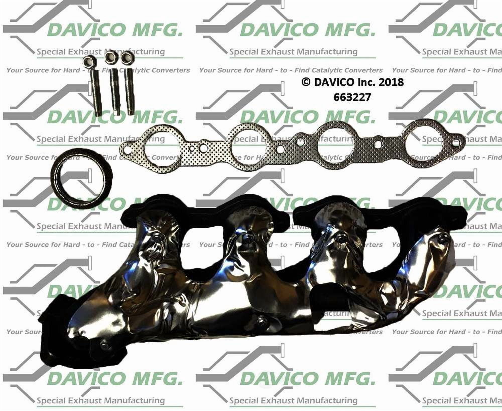 Davico Mfg 663227 Stand alone Exact-Fit exhaust manifold