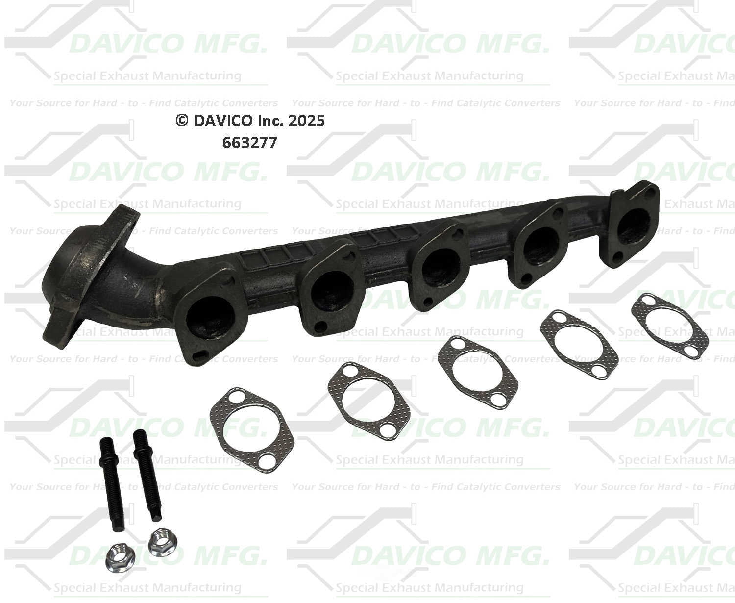 Davico Mfg 663277 Stand alone Exact-Fit exhaust manifold