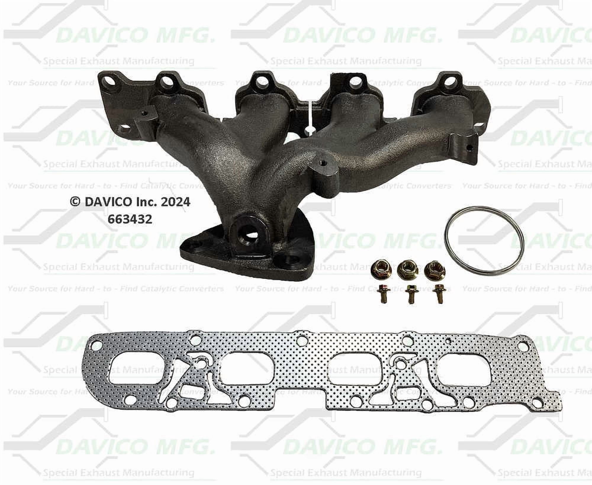 Davico Mfg 663432 Stand alone Exact-Fit exhaust manifold