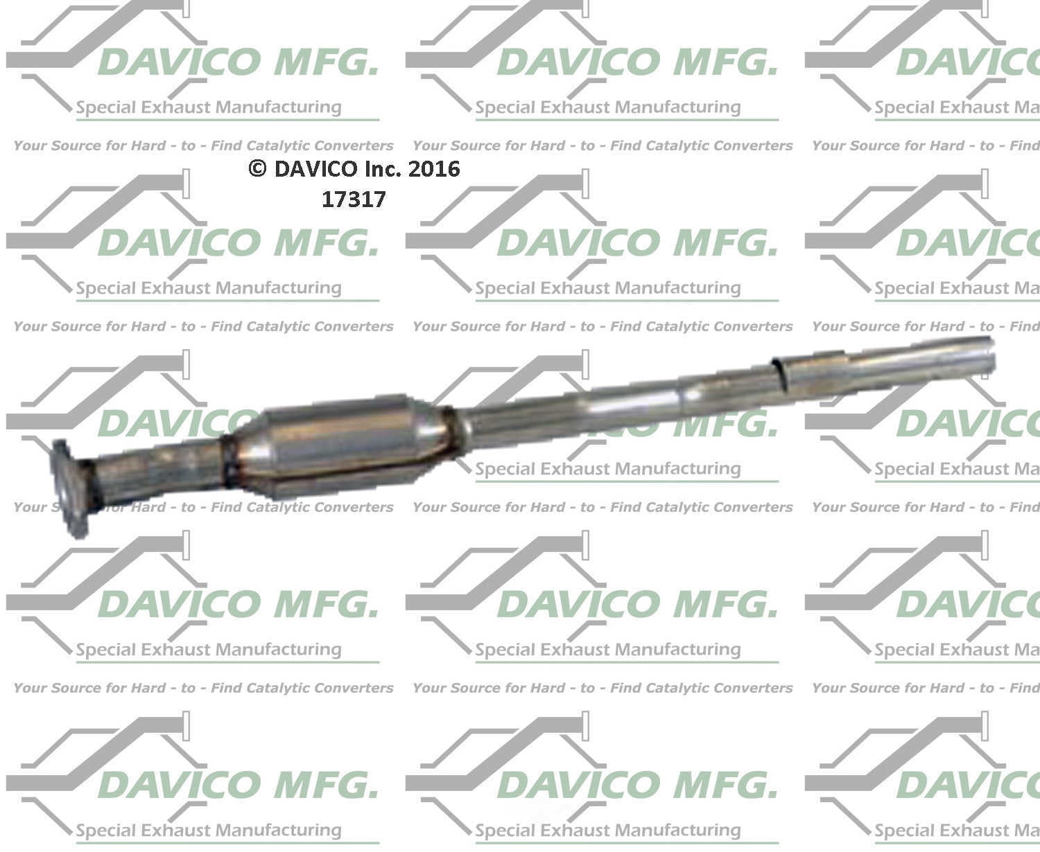 Davico Mfg 17317 Direct-Fit Catalytic Converter
