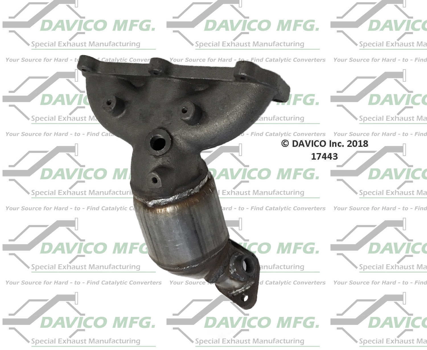 Davico Mfg 17443 Direct-Fit Catalytic Converter