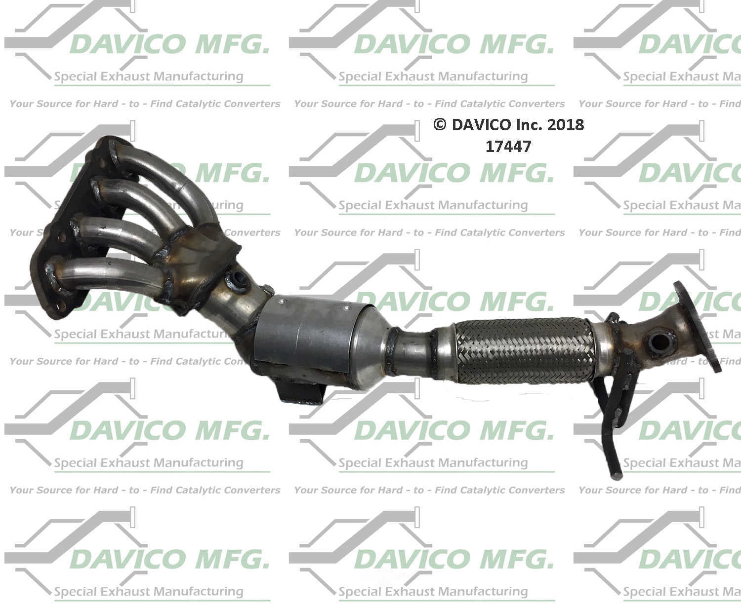 Davico Mfg 17447 Direct-Fit Catalytic Converter