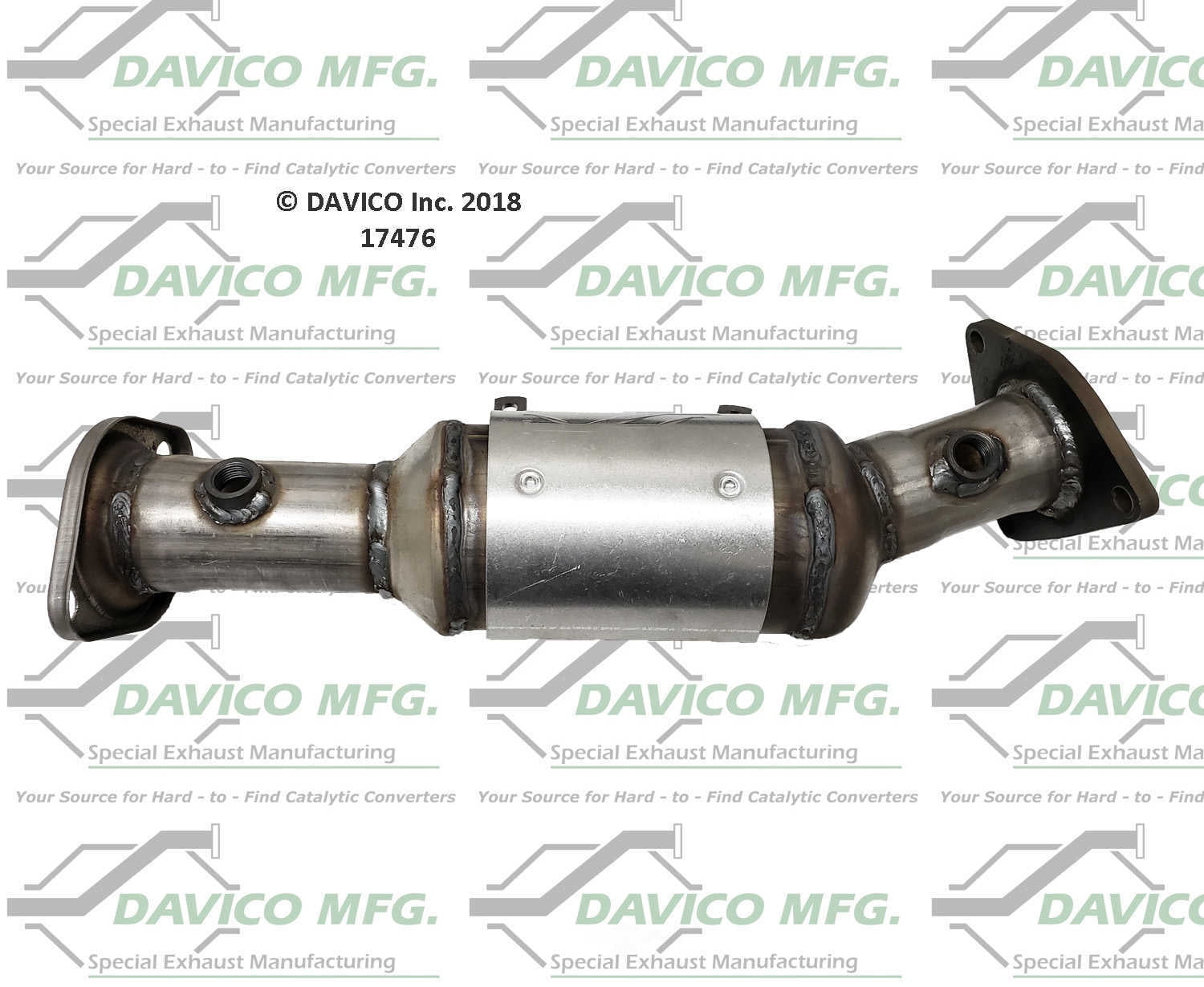 Davico Mfg 17476 Direct-Fit Catalytic Converter