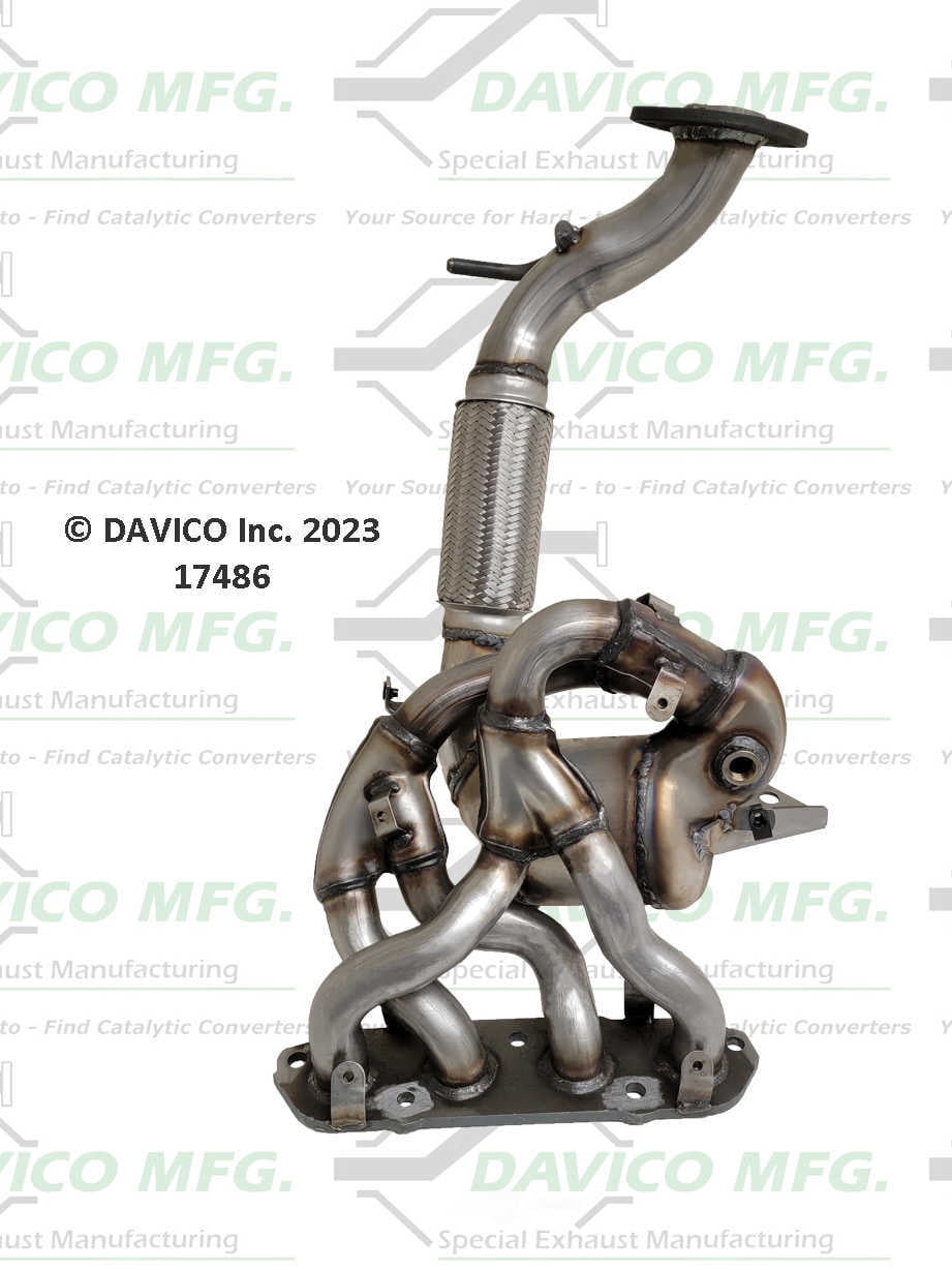 Davico Mfg 17486 Direct-Fit Catalytic Converter