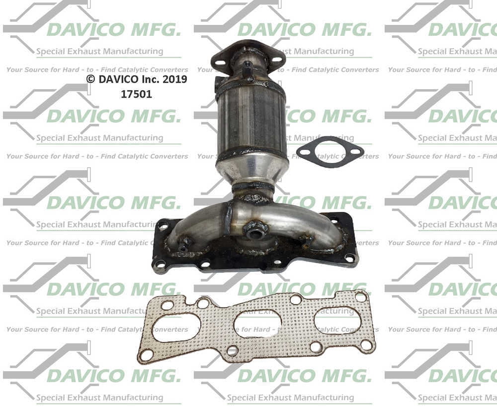 Davico Mfg 17501 Direct-Fit Catalytic Converter