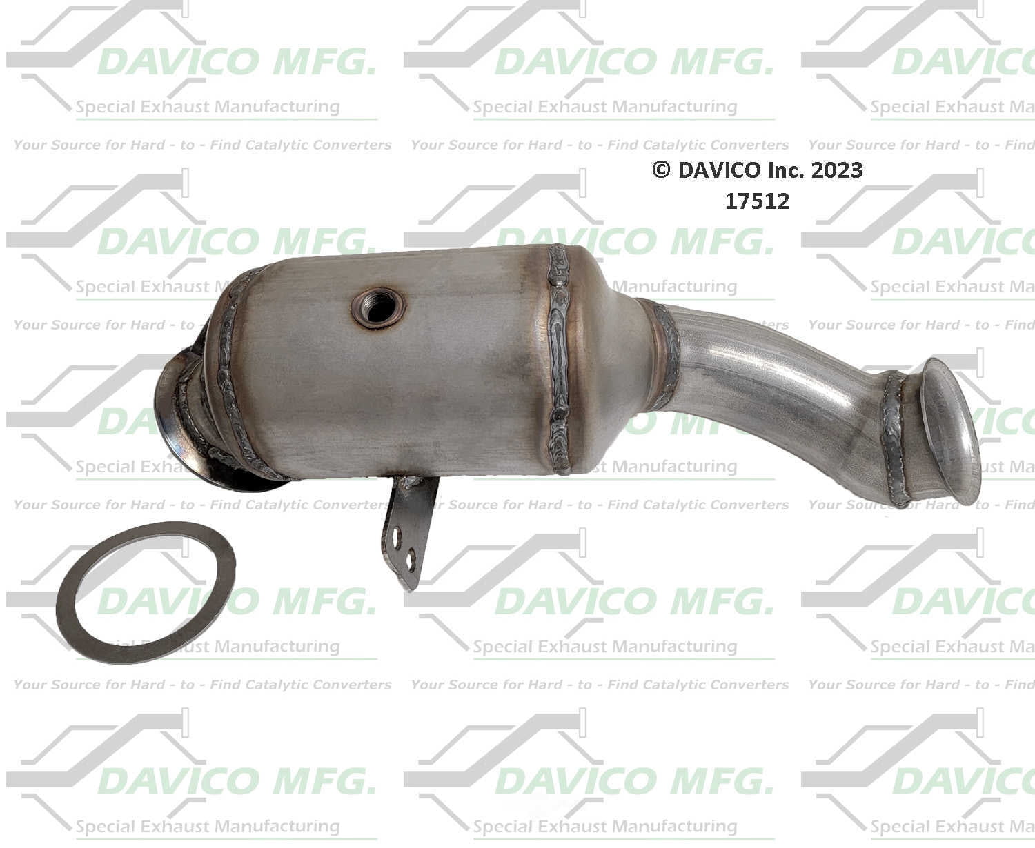 Davico Mfg 17512 Direct-Fit Catalytic Converter