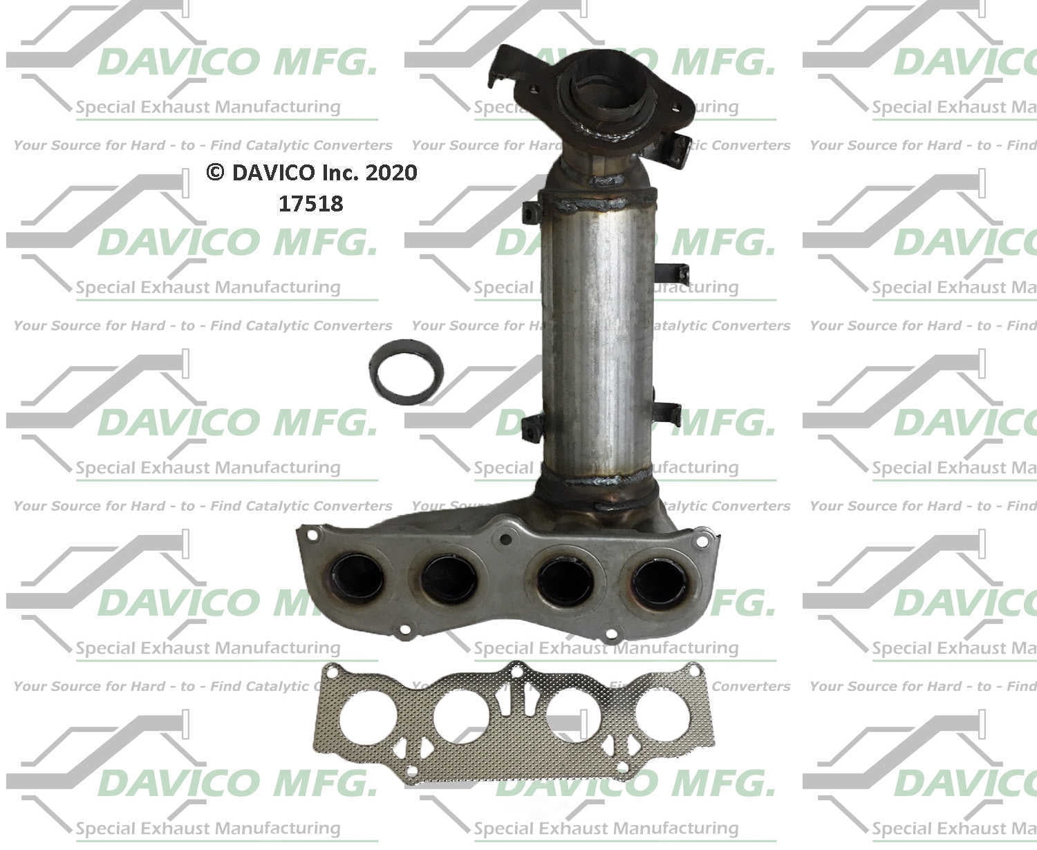 Davico Mfg 17518 Direct-Fit Catalytic Converter
