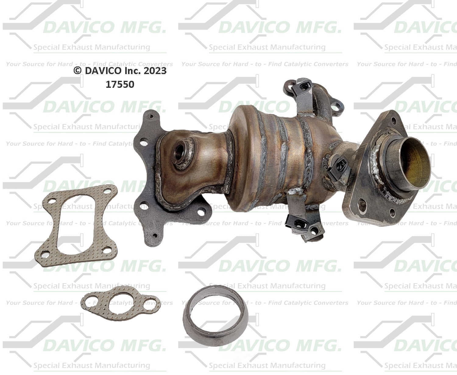 Davico Mfg 17550 Direct-Fit Catalytic Converter