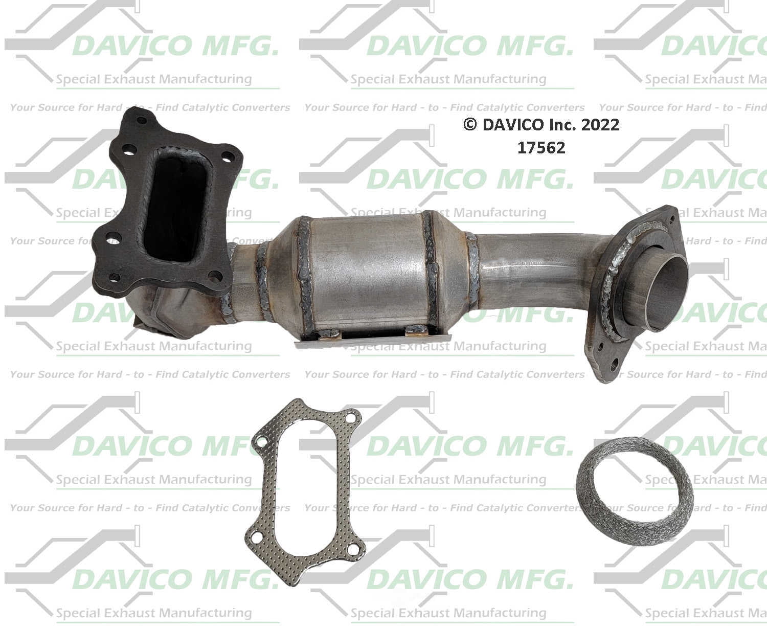 Davico Mfg 17562 Direct-Fit Catalytic Converter