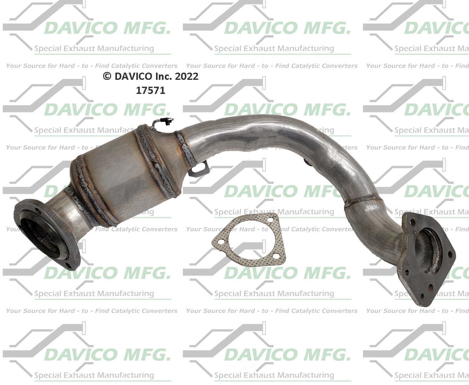 Davico Mfg 17571 Direct-Fit Catalytic Converter