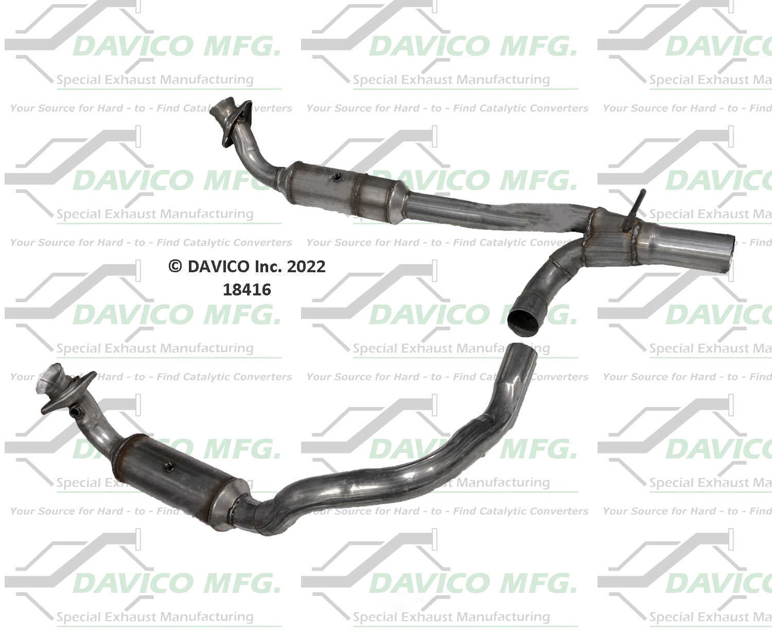 Davico Mfg 18416 Direct-Fit Catalytic Converter