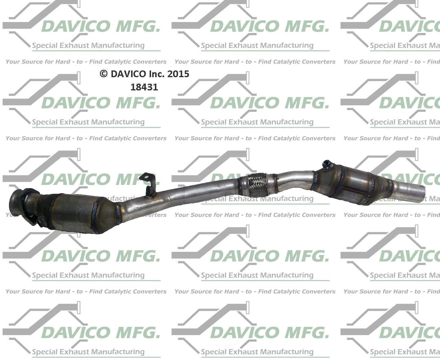 Davico Mfg 18431 Direct-Fit Catalytic Converter