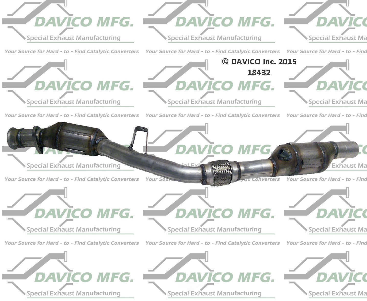 Davico Mfg 18432 Direct-Fit Catalytic Converter
