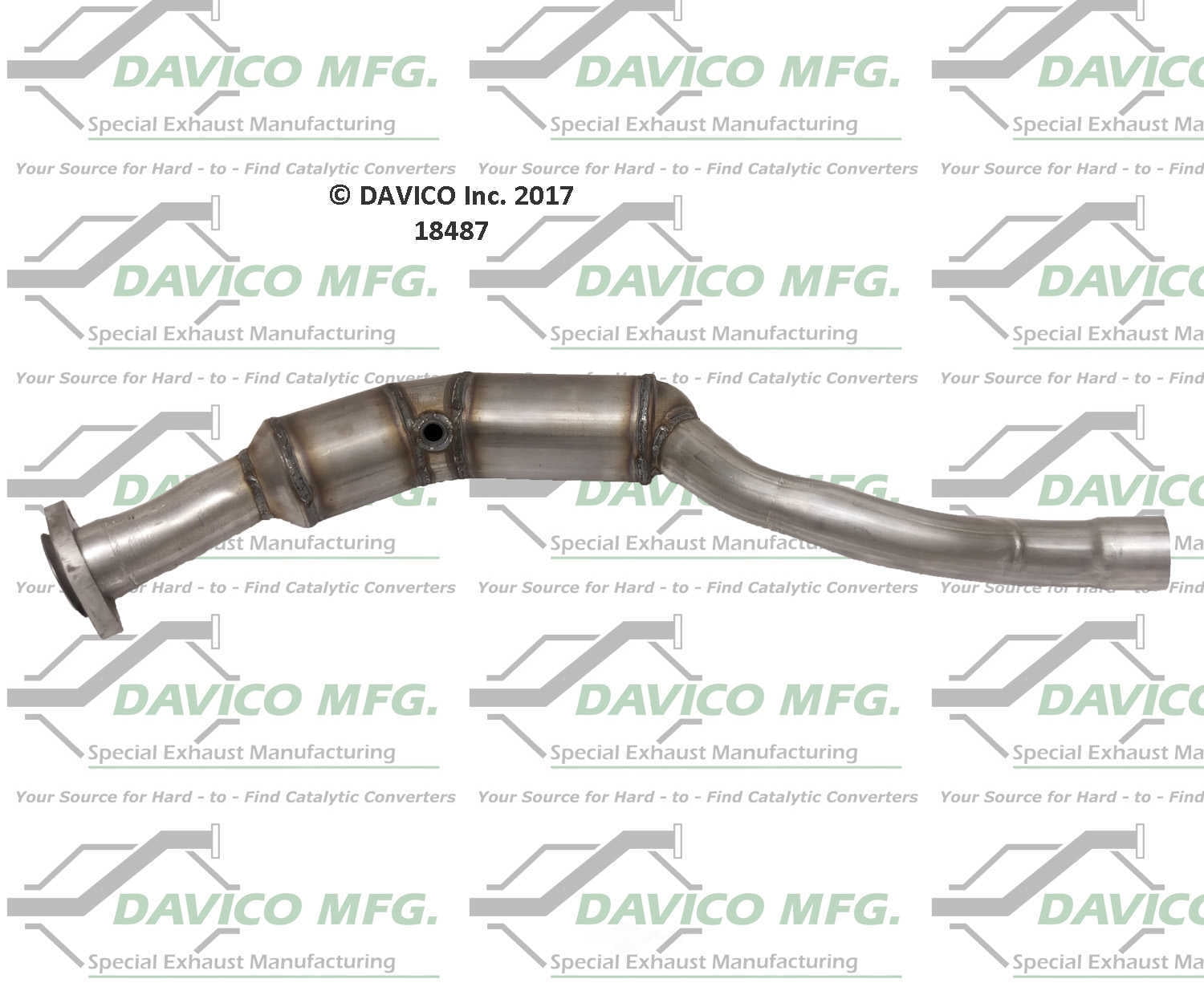 Davico Mfg 18487 Direct-Fit Catalytic Converter