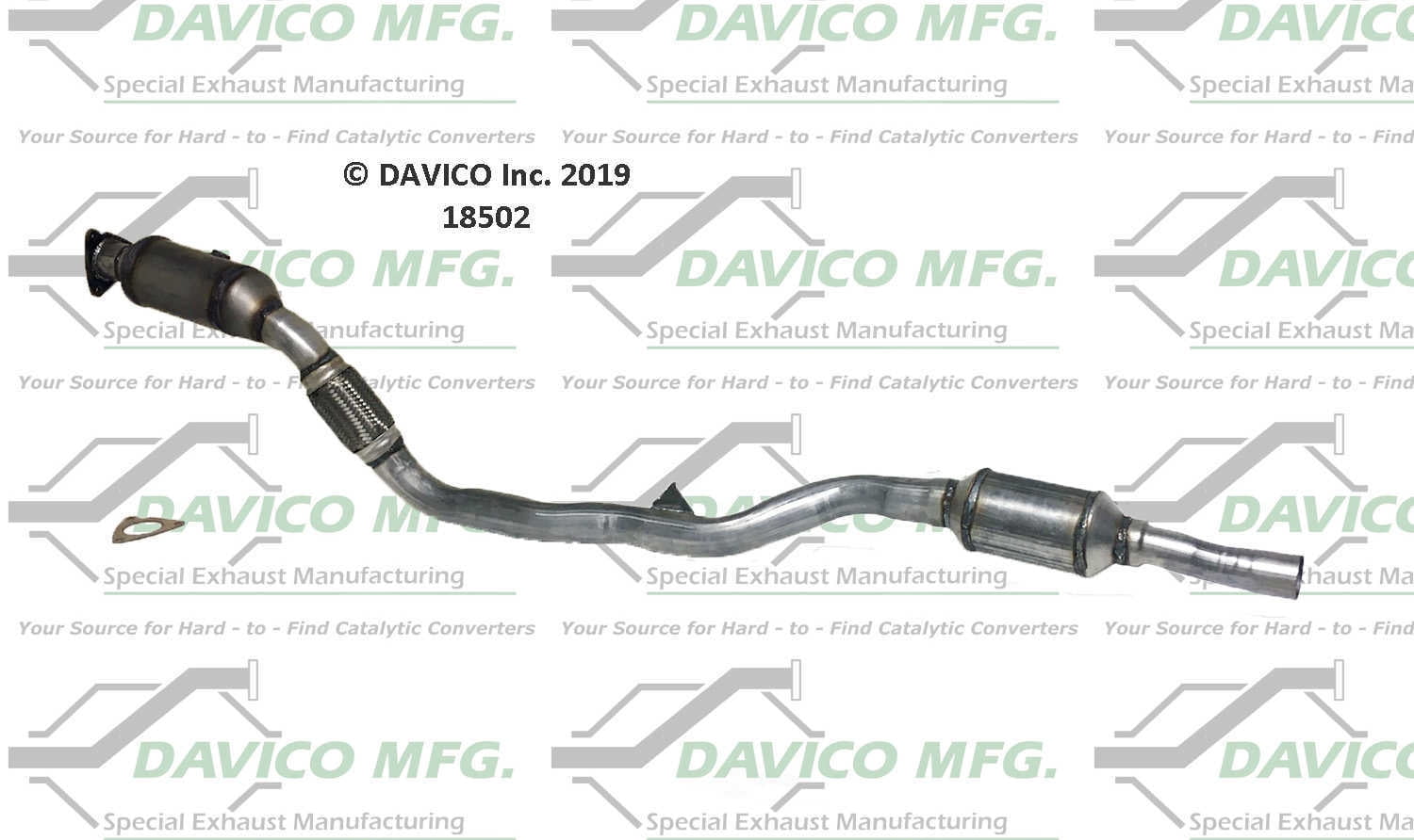 Davico Mfg 18502 Direct-Fit Catalytic Converter