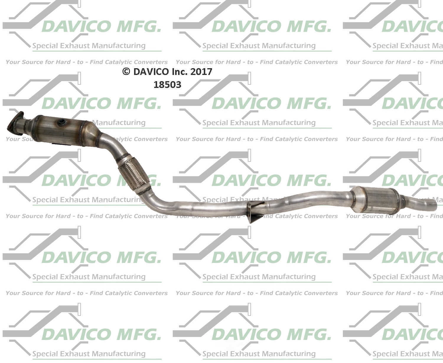Davico Mfg 18503 Direct-Fit Catalytic Converter