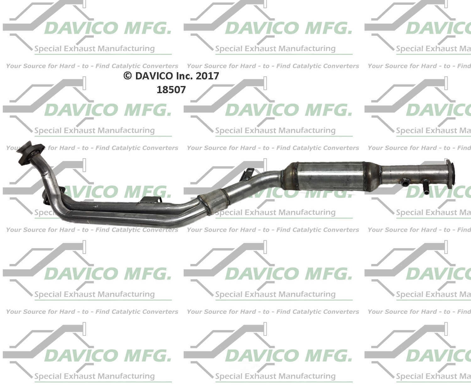 Davico Mfg 18507 Direct-Fit Catalytic Converter