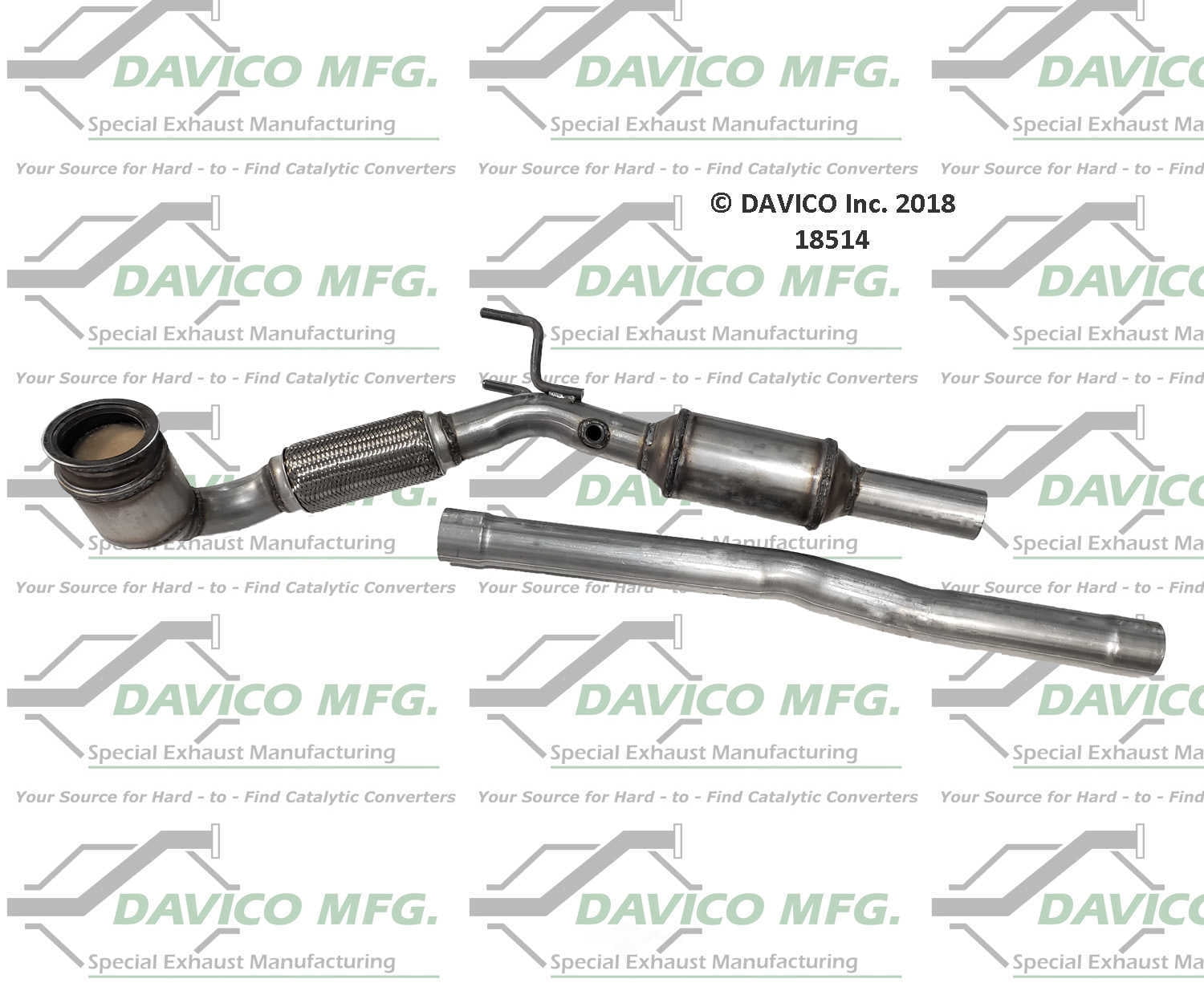Davico Mfg 18514 Direct-Fit Catalytic Converter