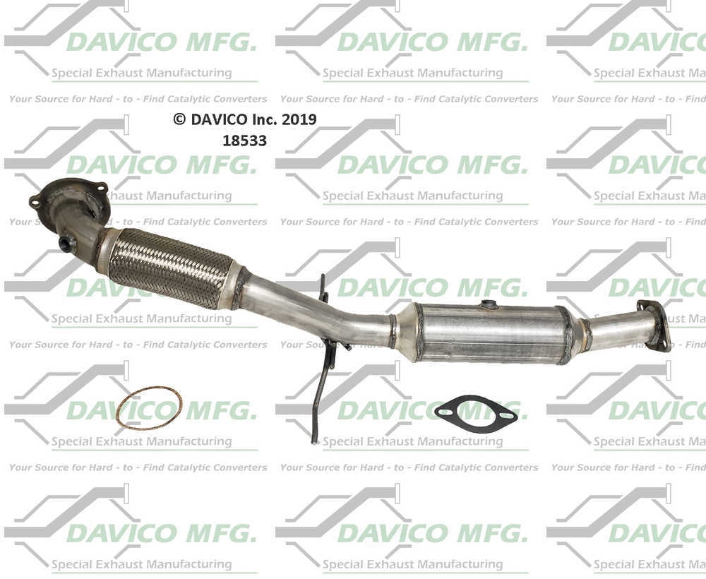 Davico Mfg 18533 Direct-Fit Catalytic Converter