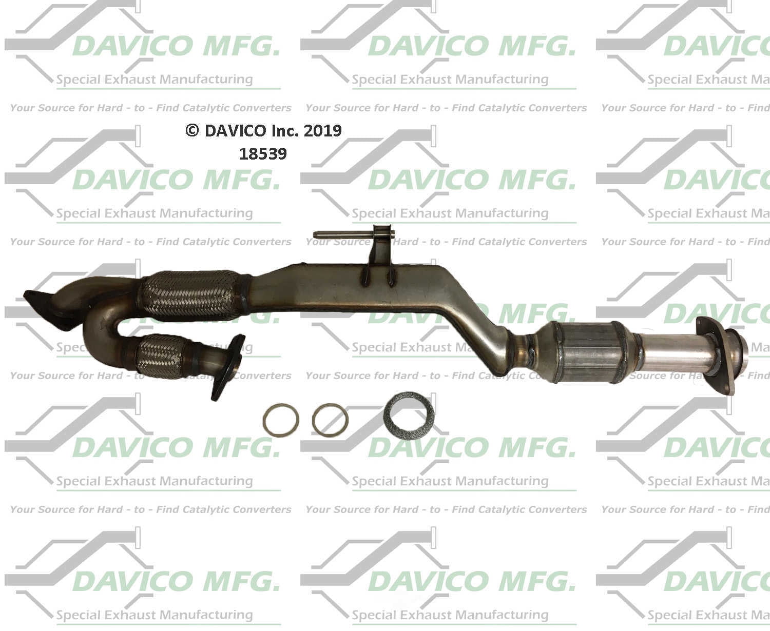 Davico Mfg 18539 Direct-Fit Catalytic Converter