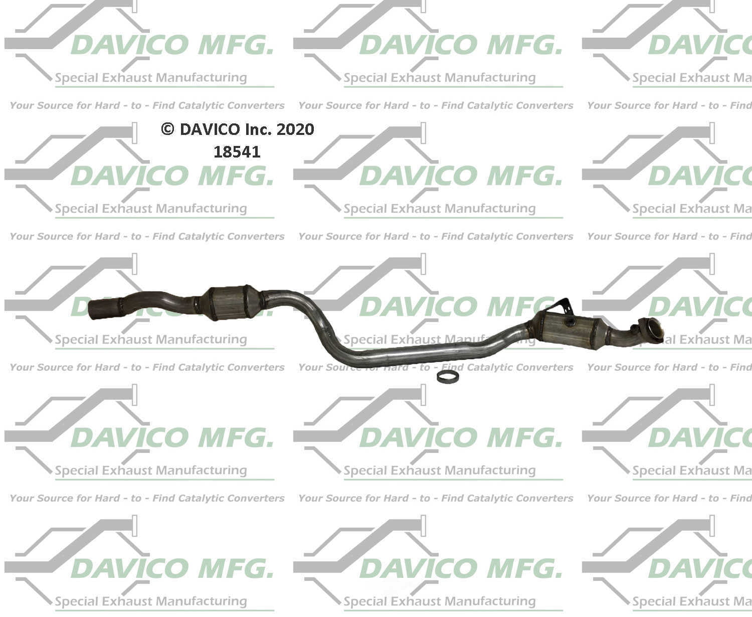 Davico Mfg 18541 Direct-Fit Catalytic Converter