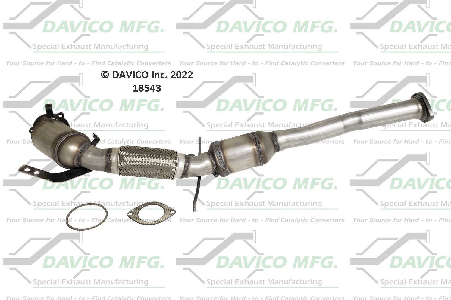 Davico Mfg 18543 Direct-Fit Catalytic Converter