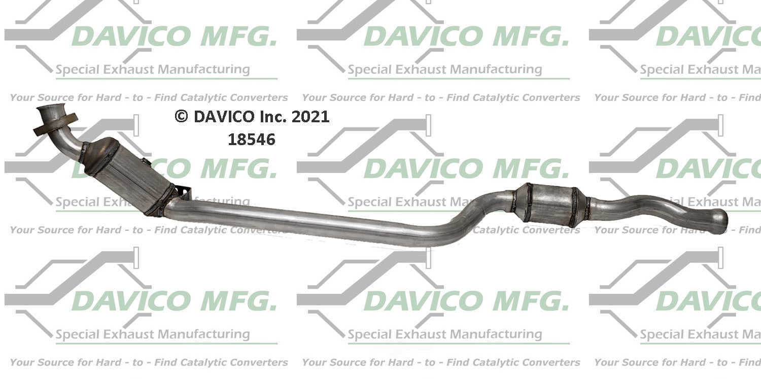 Davico Mfg 18546 Direct-Fit Catalytic Converter