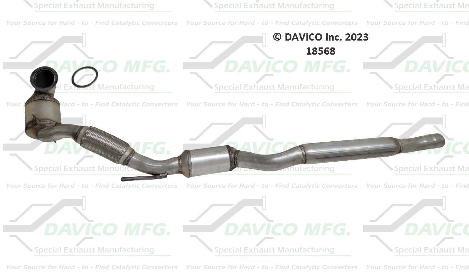 Davico Mfg 18568 Direct-Fit Catalytic Converter