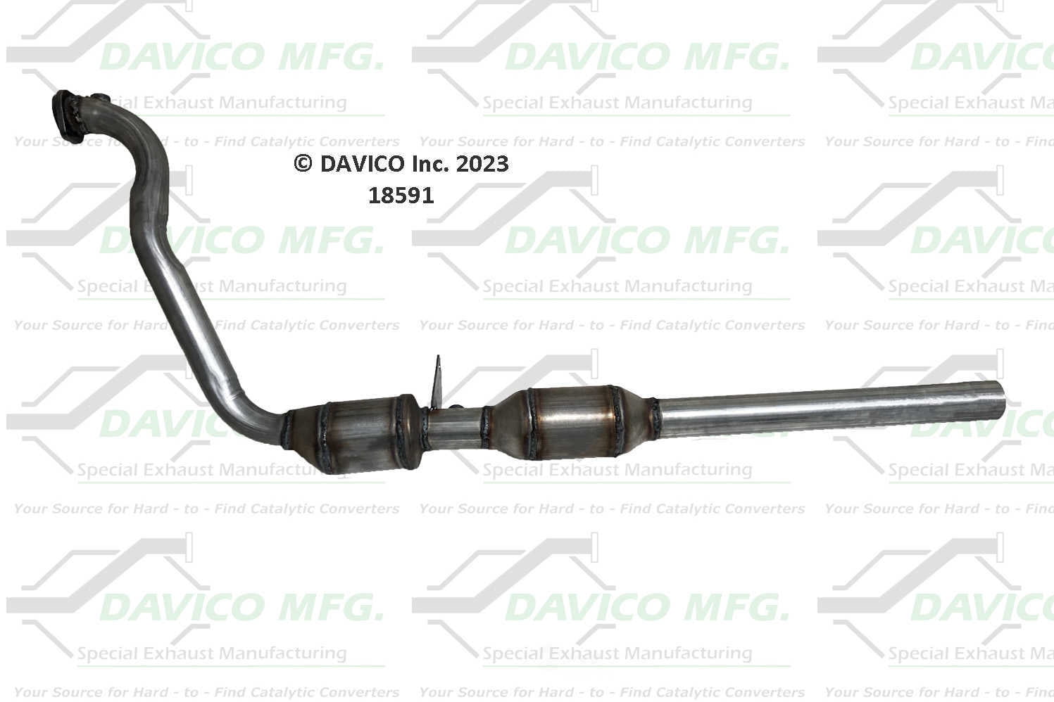 Davico Mfg 18591 Direct-Fit Catalytic Converter
