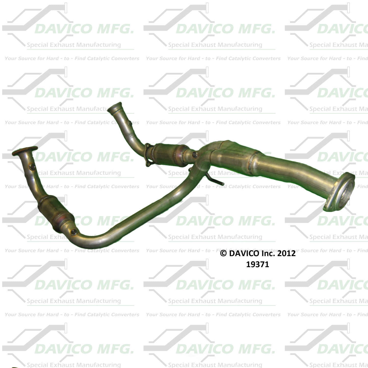 Davico Mfg 19371 Direct-Fit Catalytic Converter