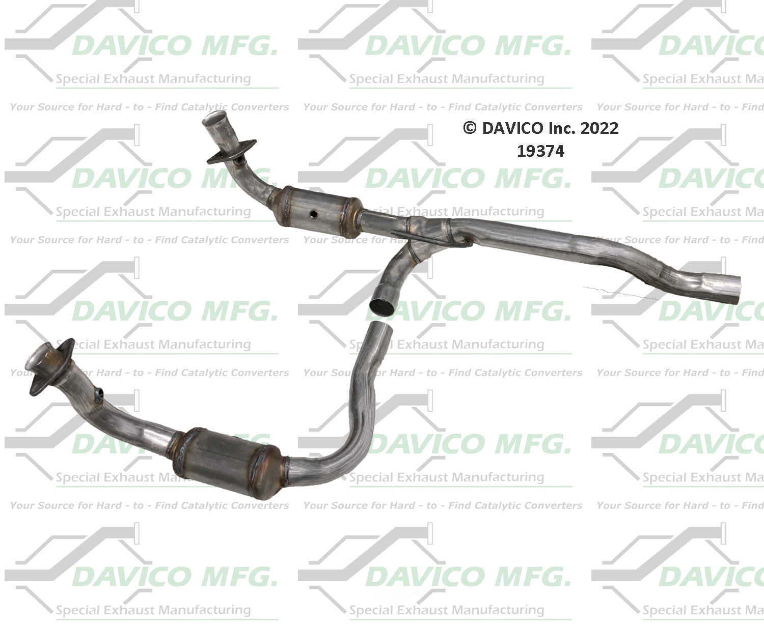 Davico Mfg 19374 Direct-Fit Catalytic Converter