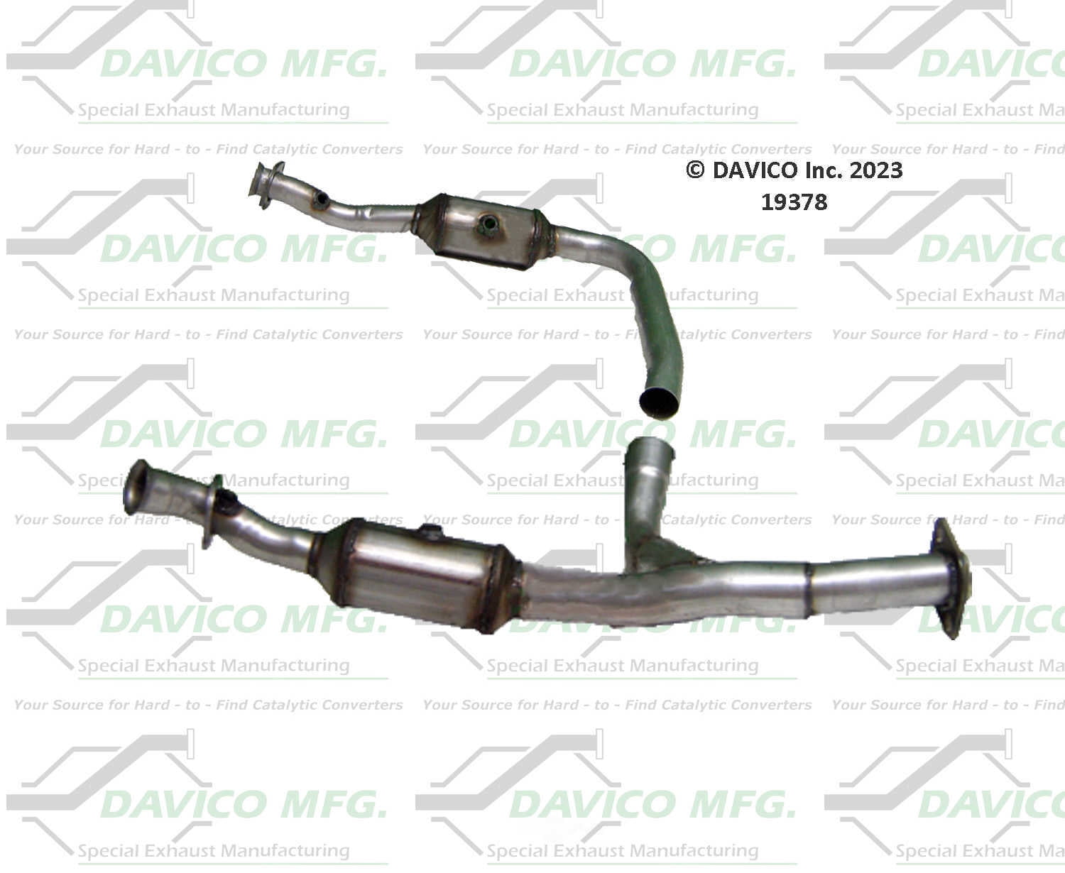 Davico Mfg 19378 Direct-Fit Catalytic Converter