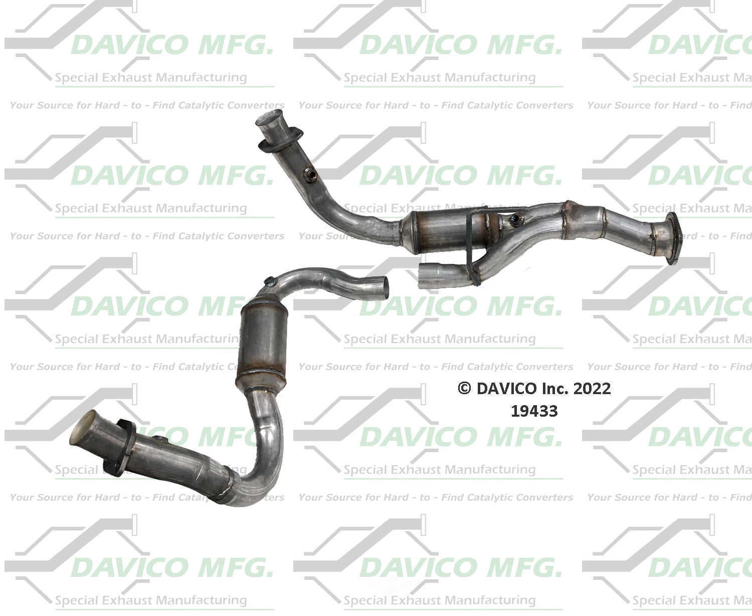 Davico Mfg 19433 Direct-Fit Catalytic Converter