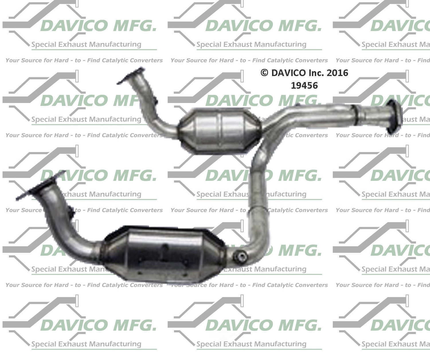 Davico Mfg 19456 Direct-Fit Catalytic Converter