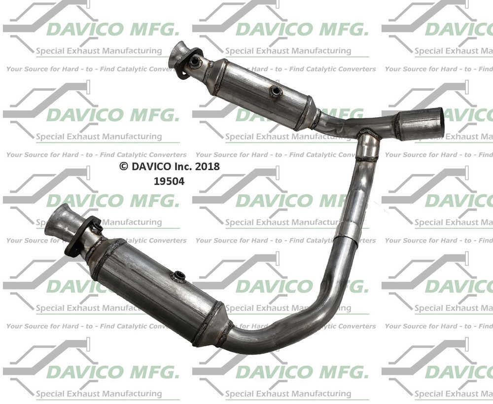 Davico Mfg 19504 Direct-Fit Catalytic Converter