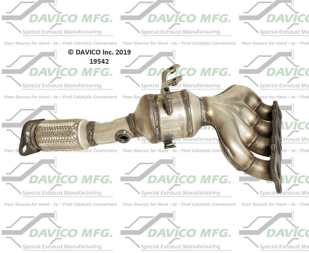 Davico Mfg 19542 Direct-Fit Catalytic Converter