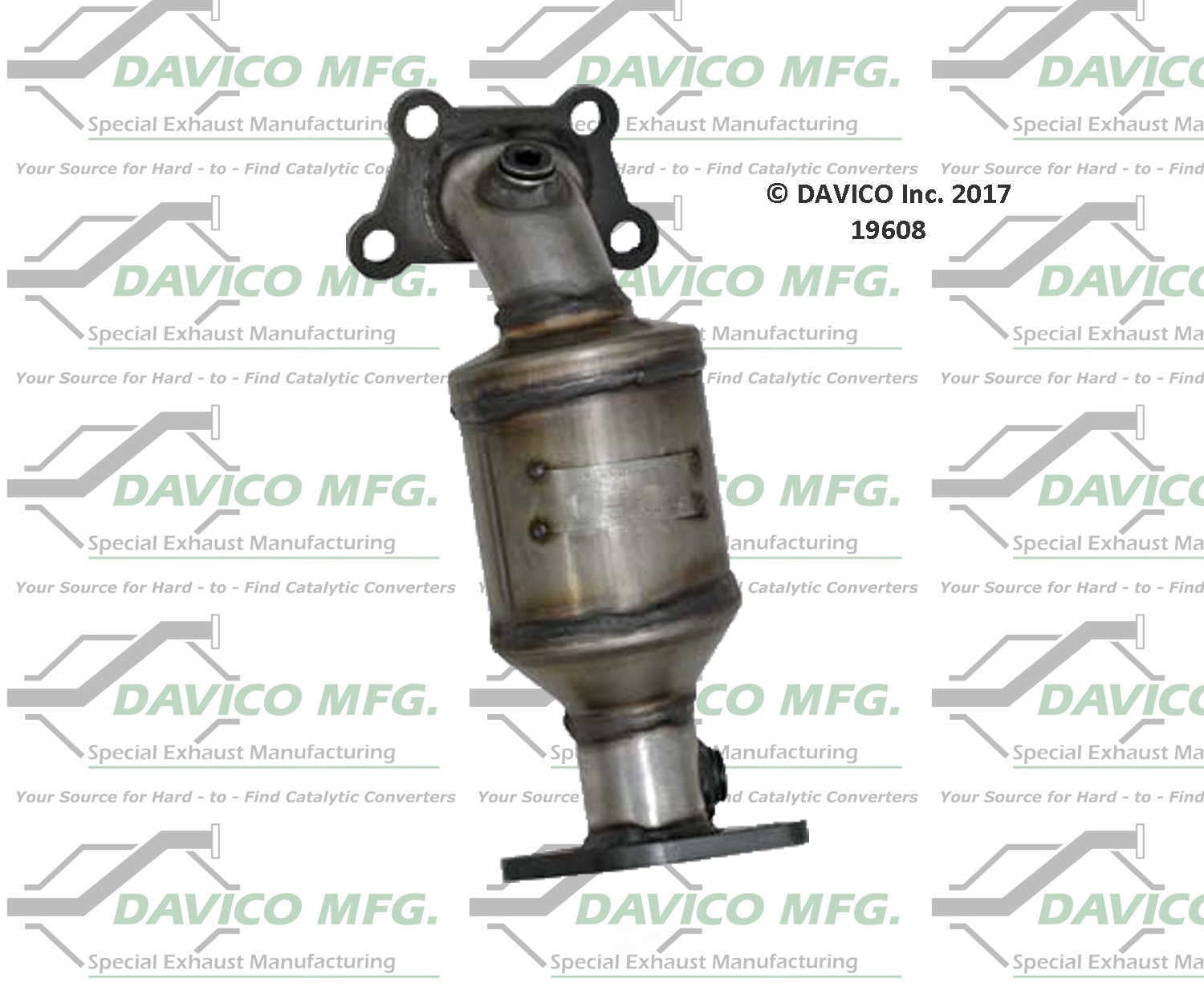 Davico Mfg 19608 Direct-Fit Catalytic Converter