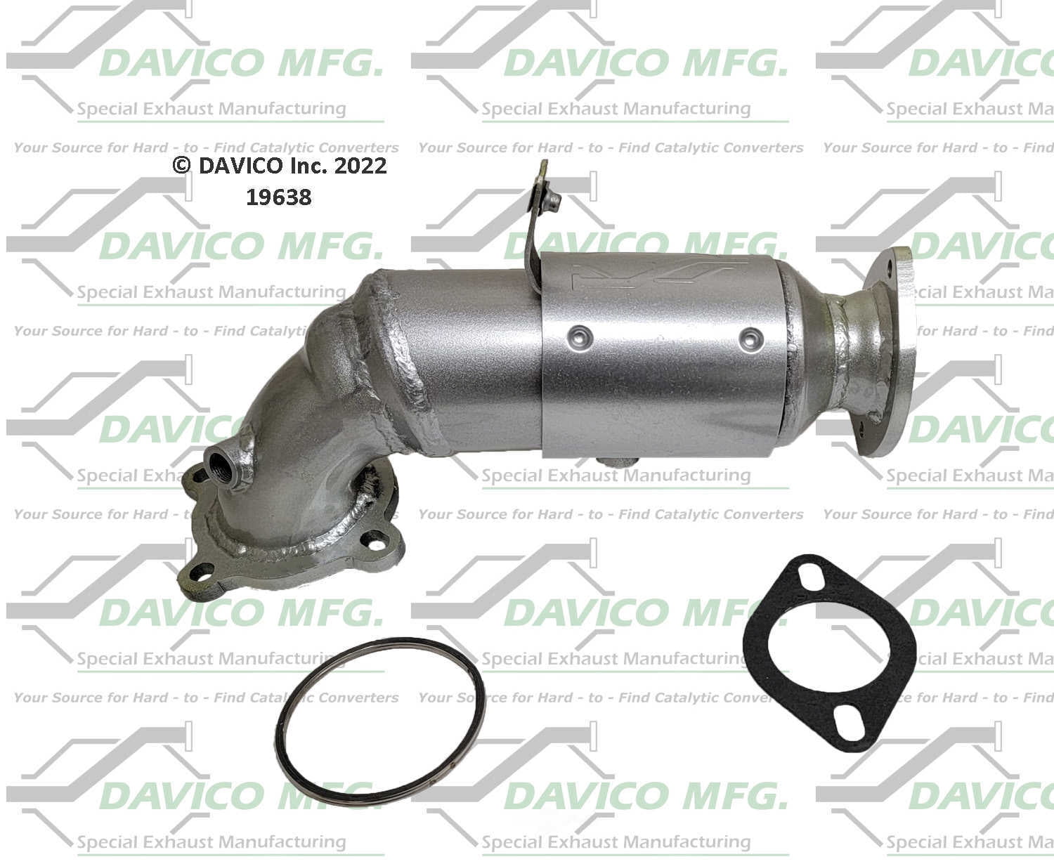 Davico Mfg 19638 Direct-Fit Catalytic Converter