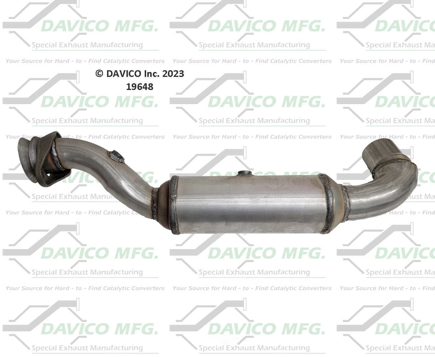 Davico Mfg 19648 Direct-Fit Catalytic Converter