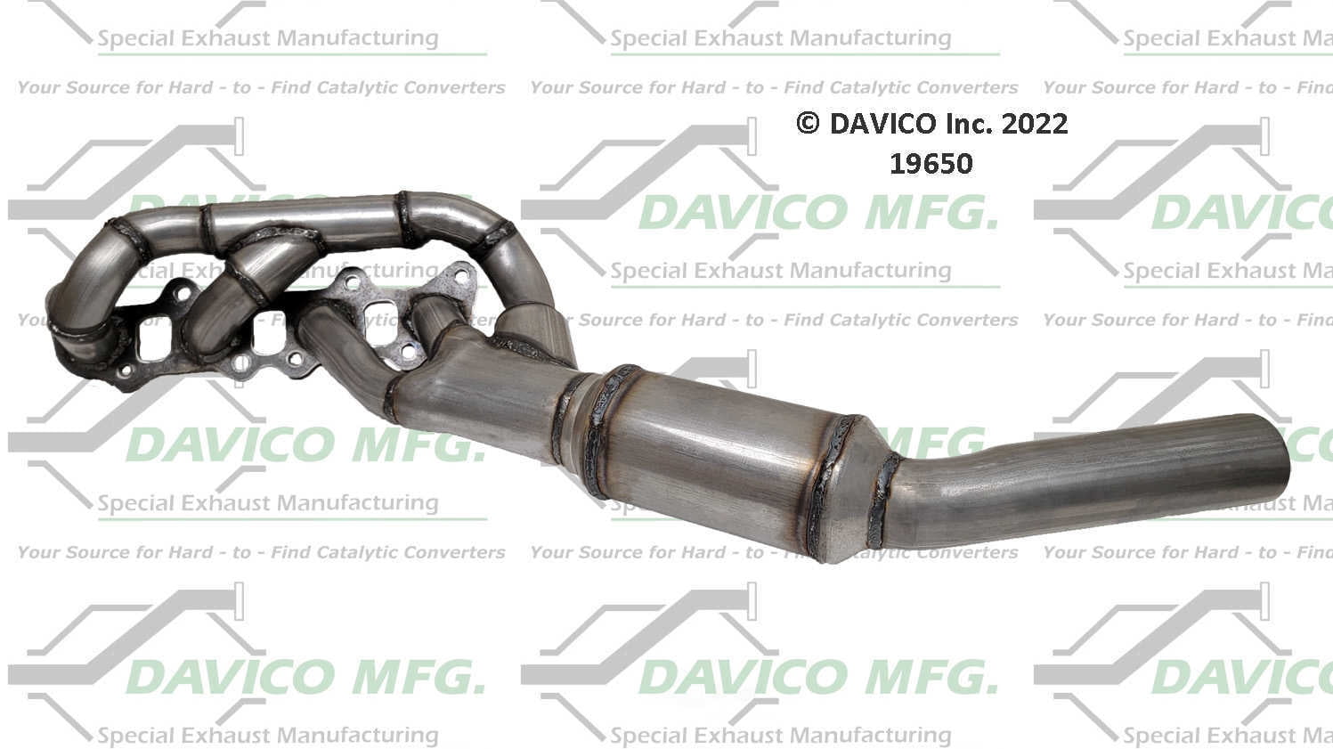 Davico Mfg 19650 Direct-Fit Catalytic Converter