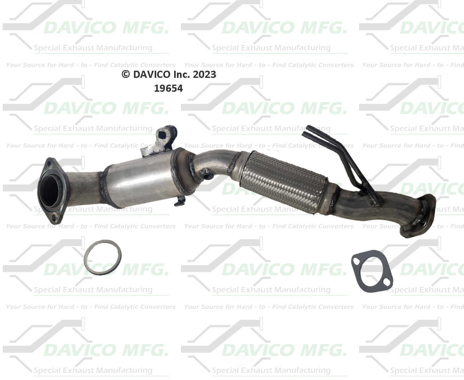 Davico Mfg 19654 Direct-Fit Catalytic Converter