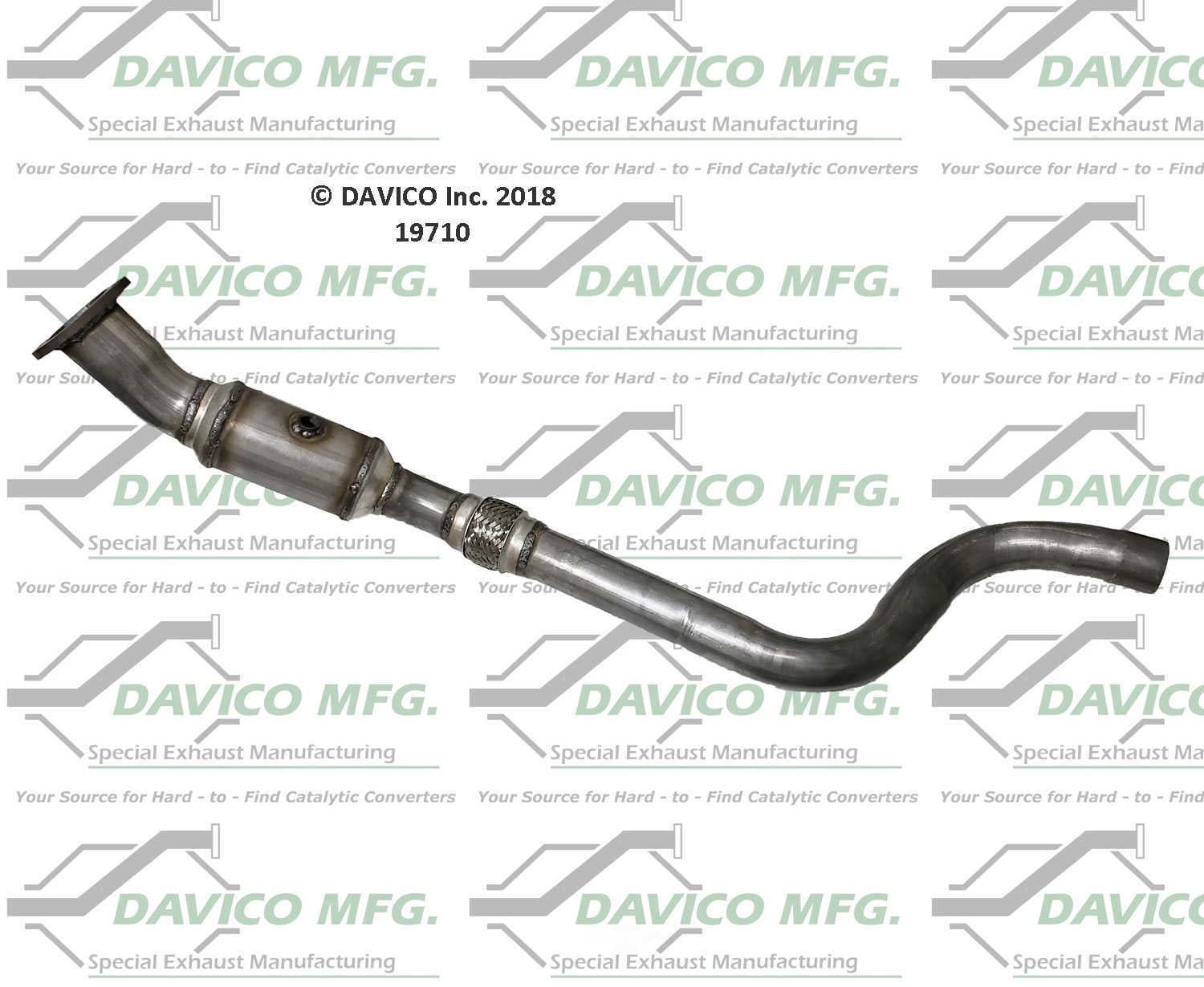 Davico Mfg 19710 Direct-Fit Catalytic Converter