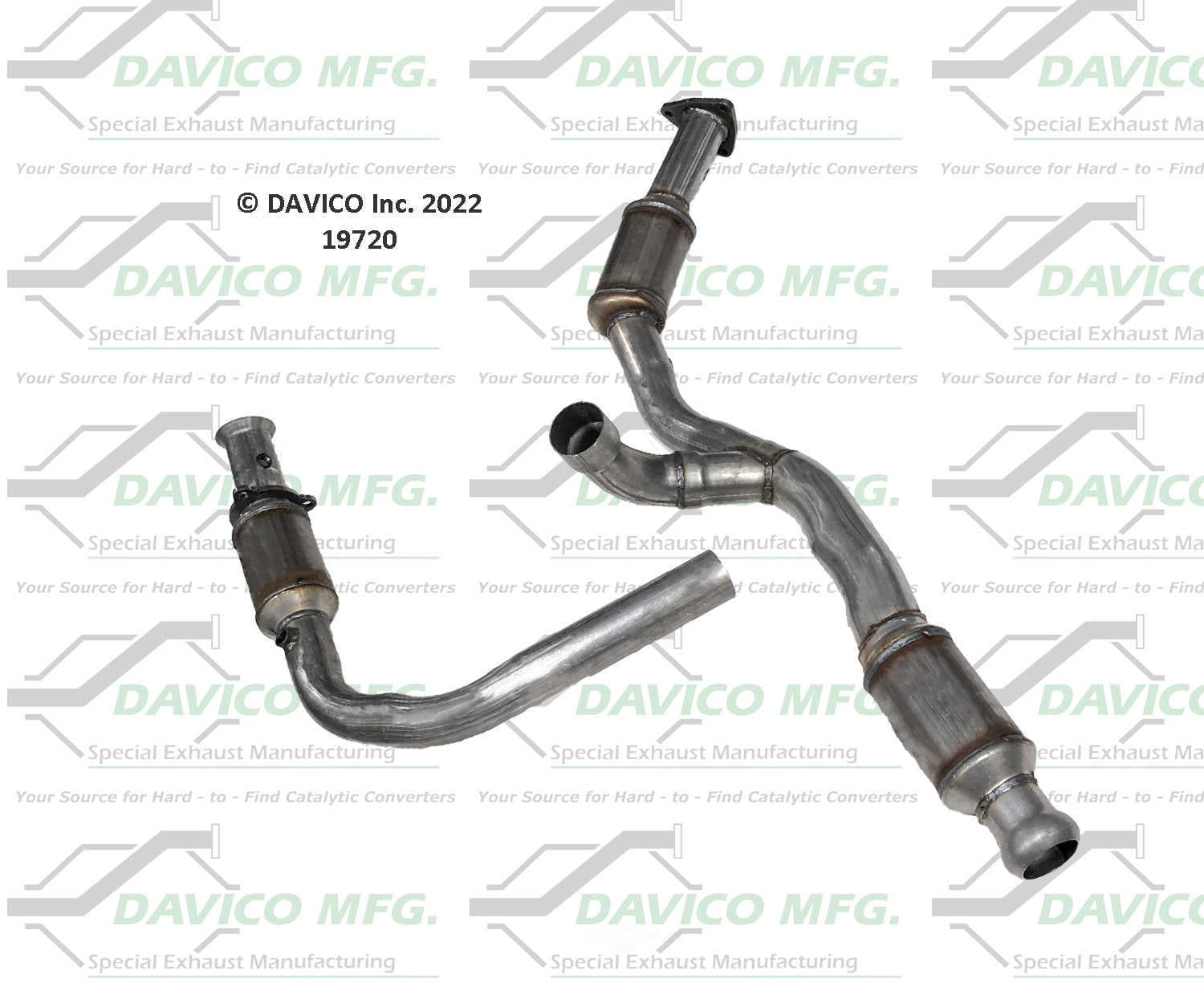 Davico Mfg 19720 Direct-Fit Catalytic Converter