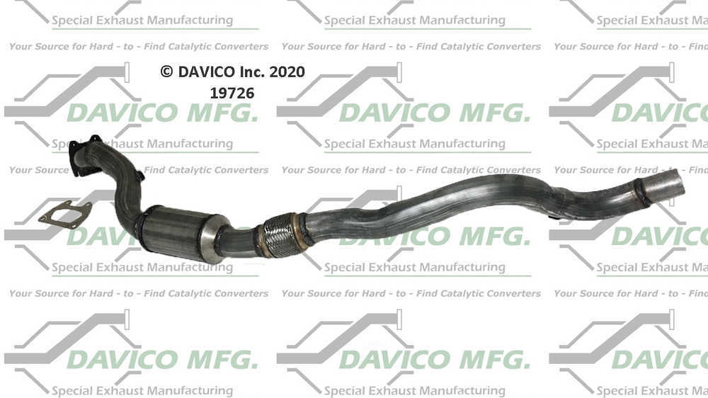 Davico Mfg 19726 Direct-Fit Catalytic Converter