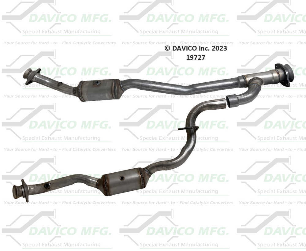 Davico Mfg 19727 Direct-Fit Catalytic Converter
