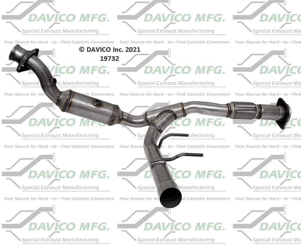 Davico Mfg 19732 Direct-Fit Catalytic Converter