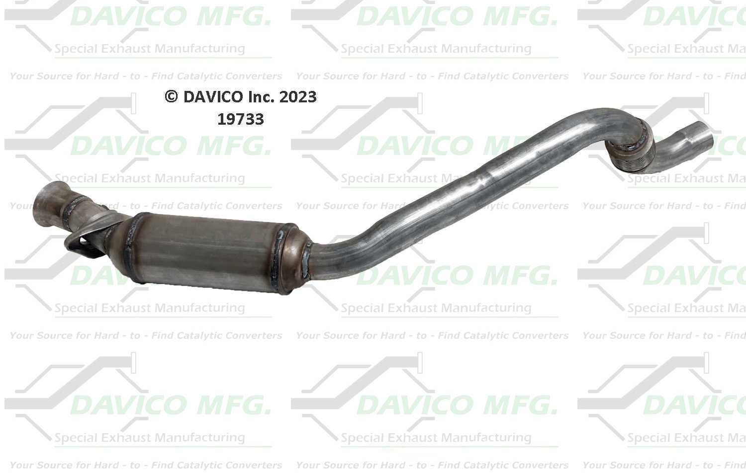 Davico Mfg 19733 Direct-Fit Catalytic Converter