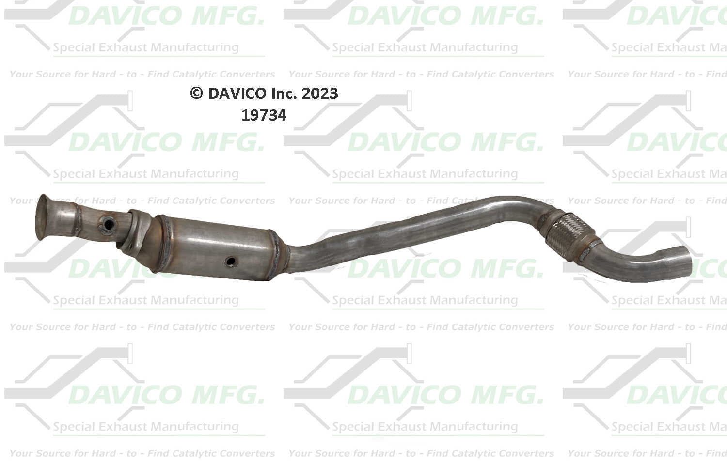 Davico Mfg 19734 Direct-Fit Catalytic Converter